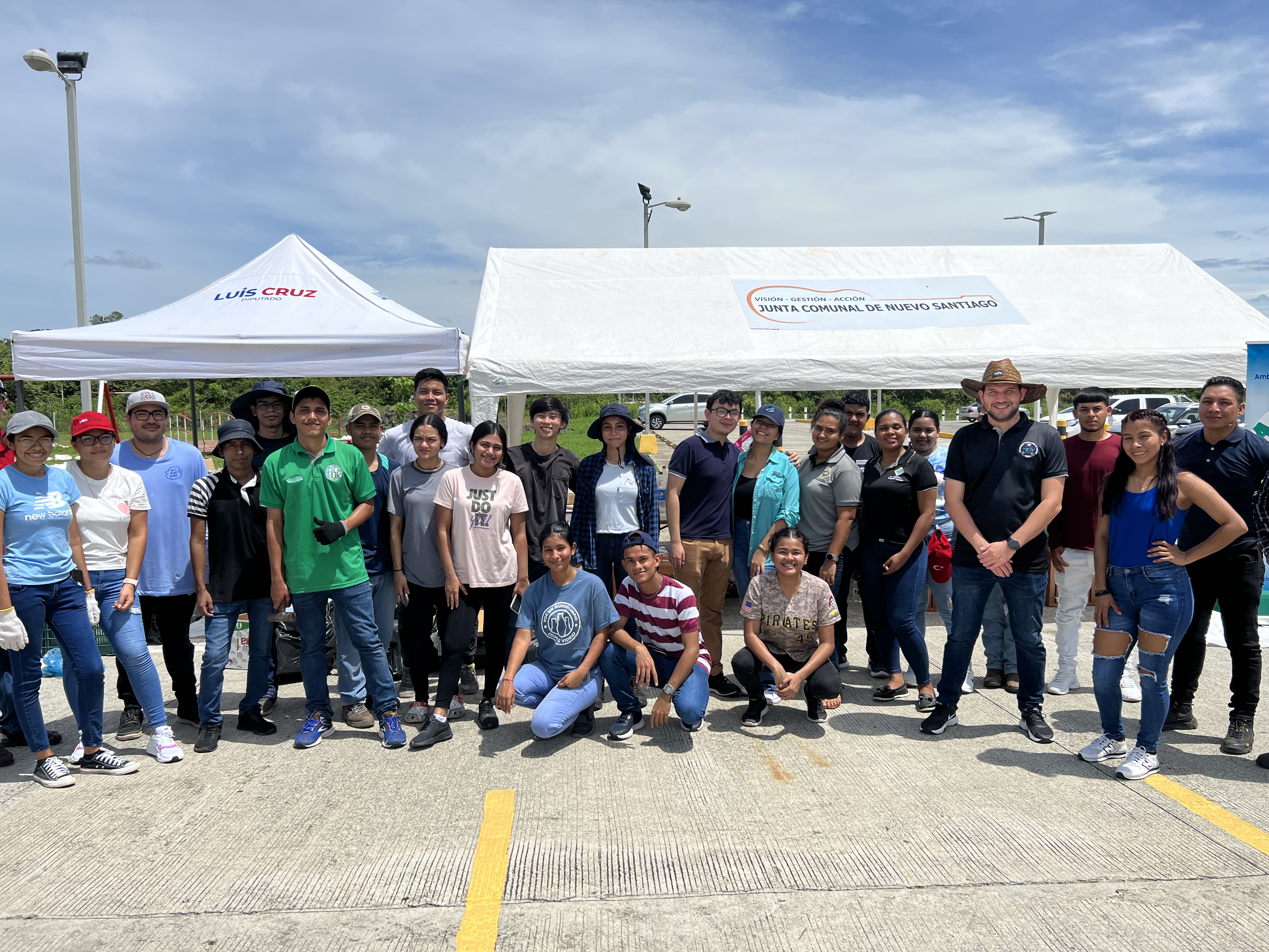 Participantes de jornadas de reciclaje, Centro Regional de Veraguas