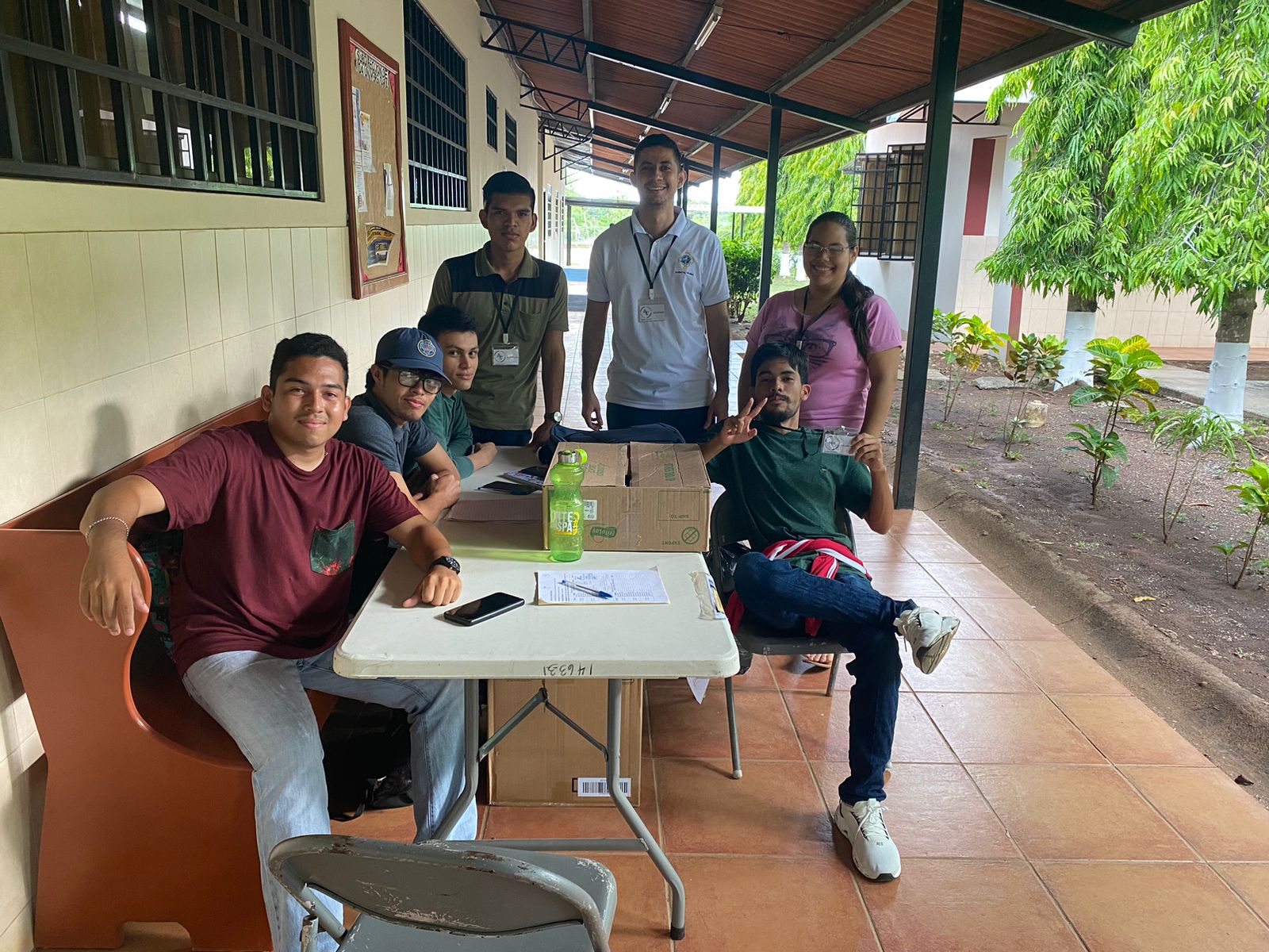 Participantes de recolección de útiles escolares, Centro Regional de Veraguas