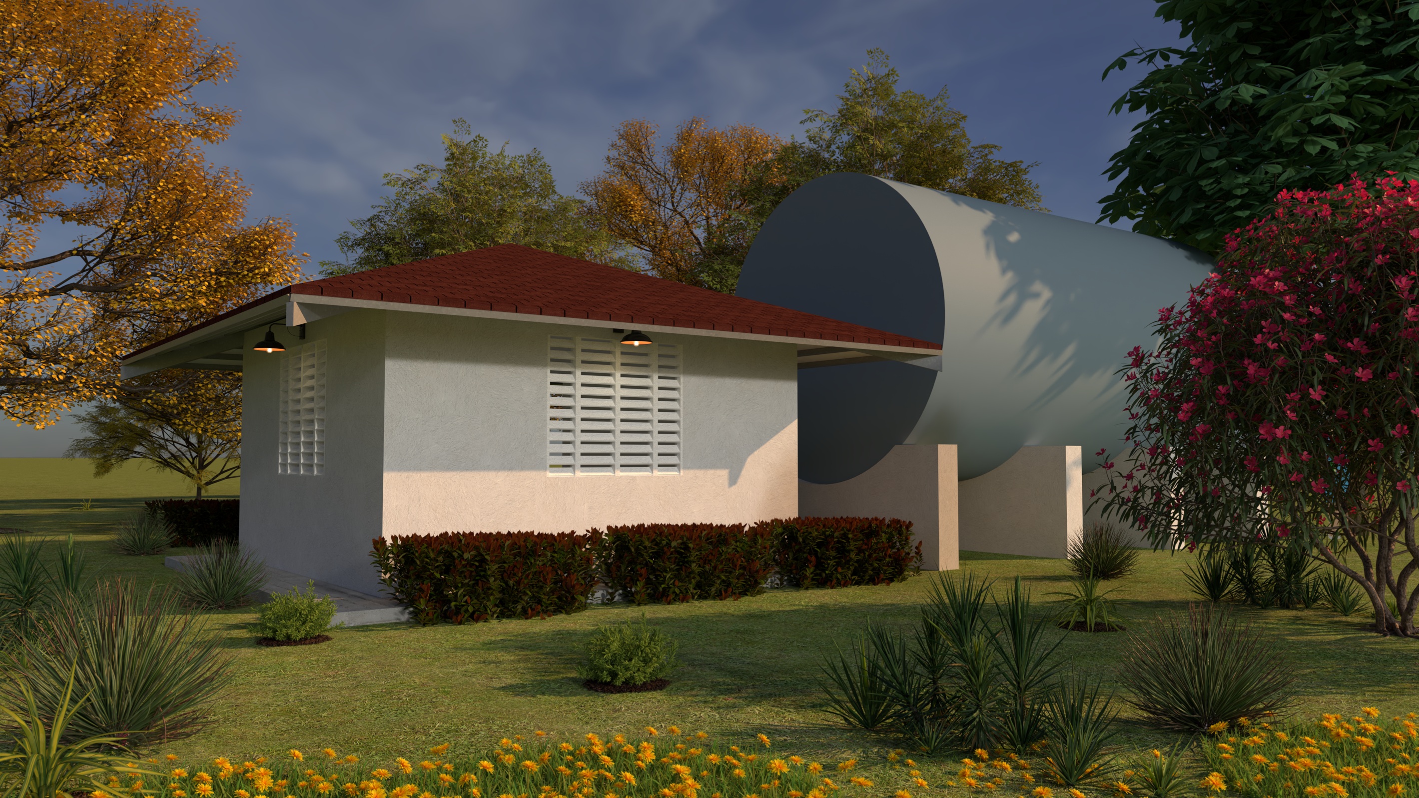 Render tanque de agua