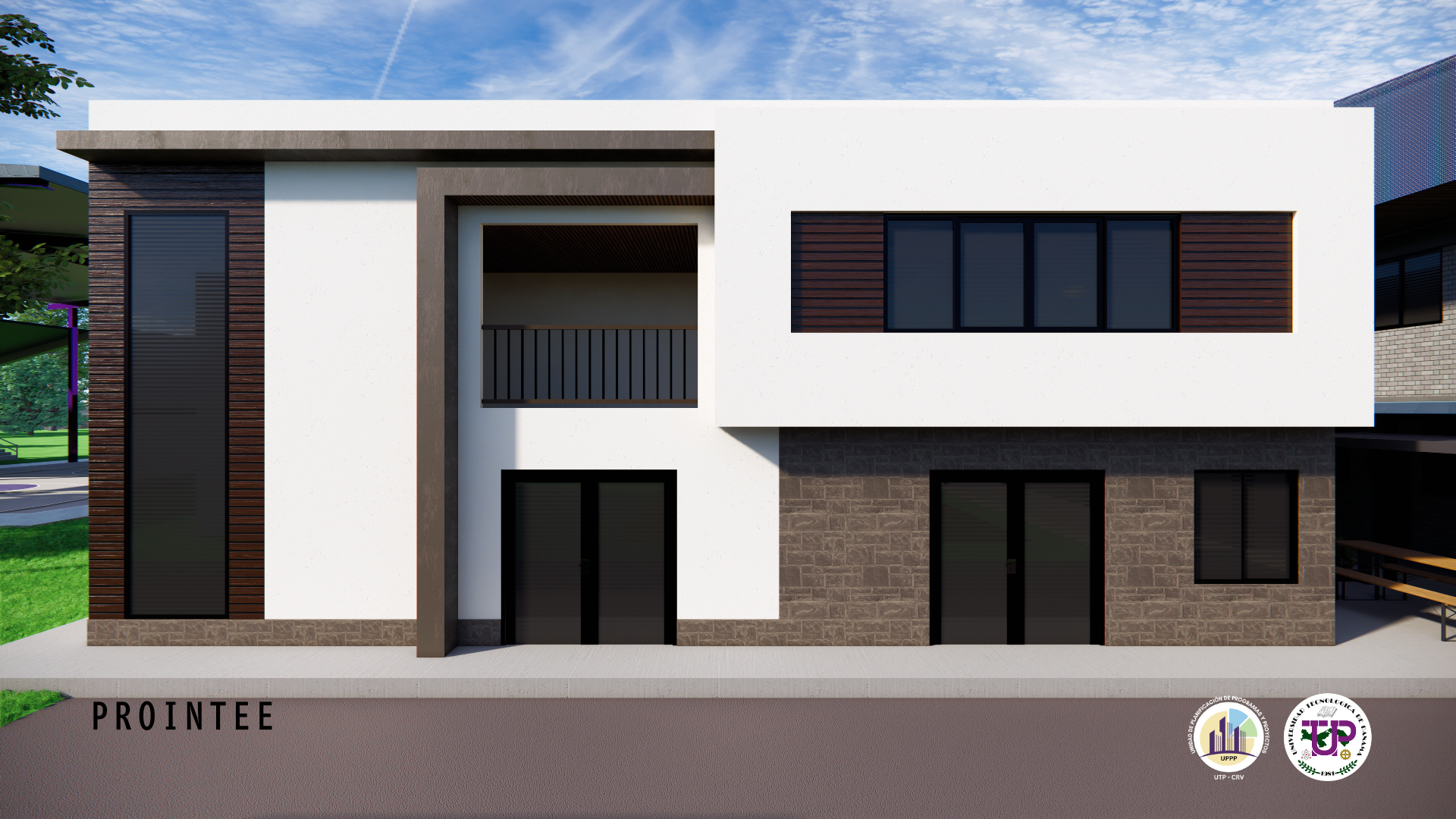 Render, Edificio de Educación Continua.