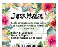Tarde Musical 2018